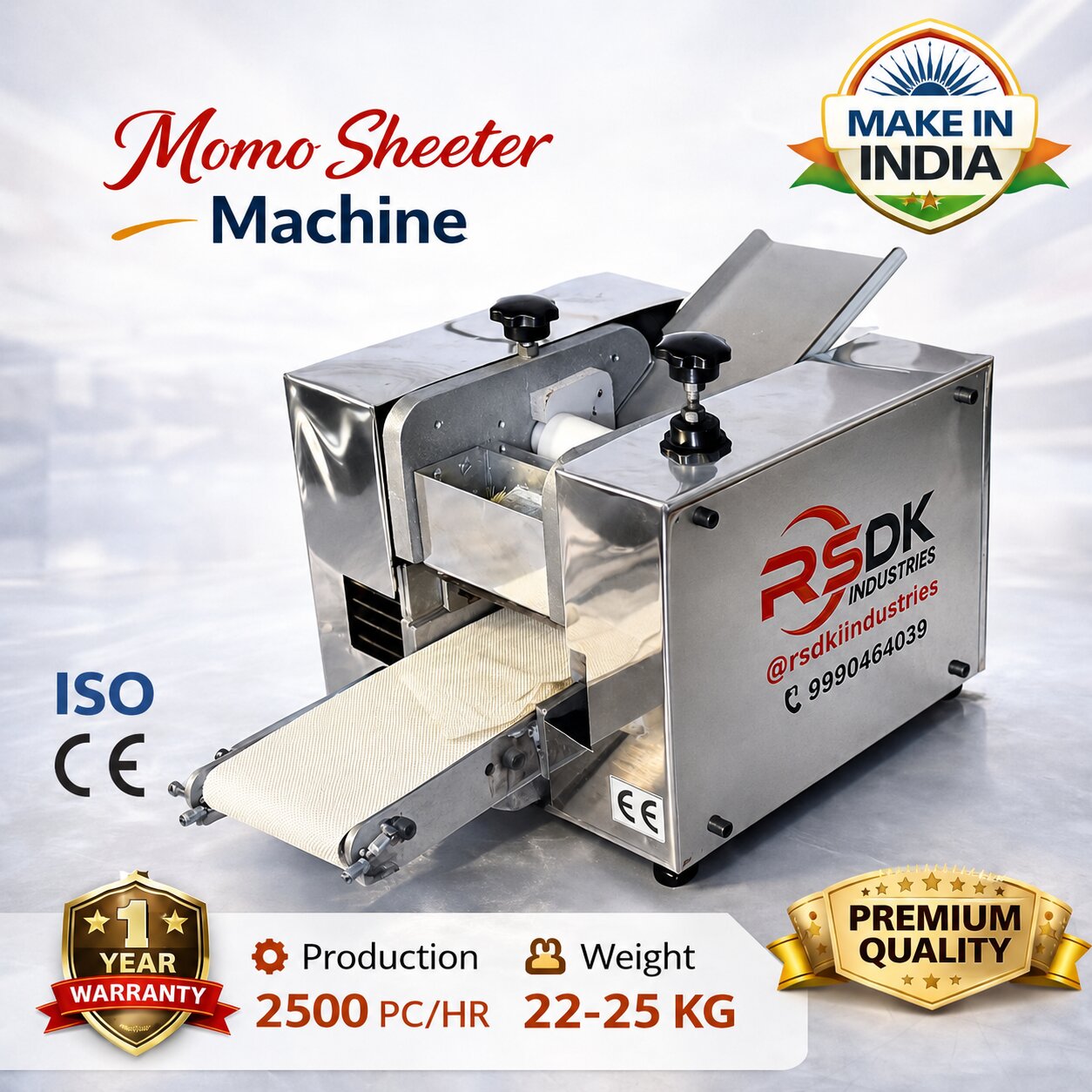 Small Momos Sheeter Machine Manufacturer in India