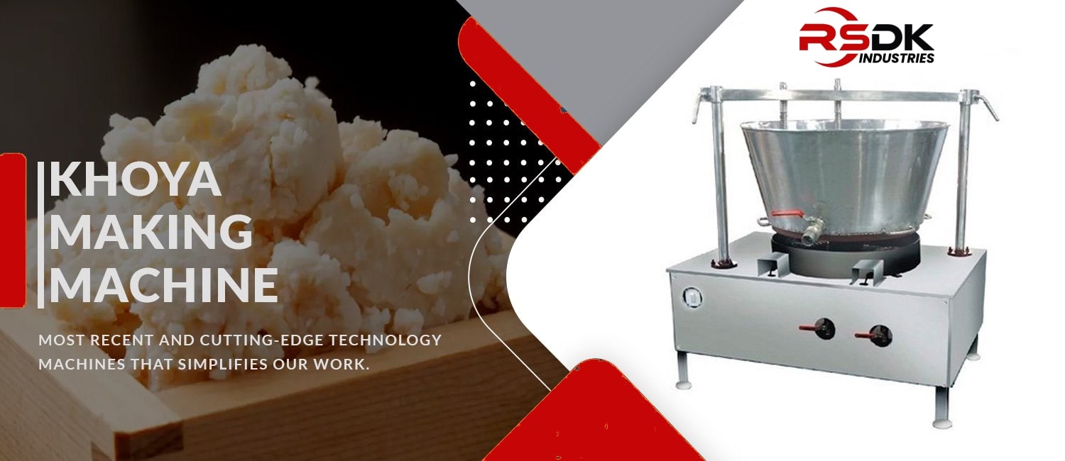 Industrial Khoya Making Machine Banner